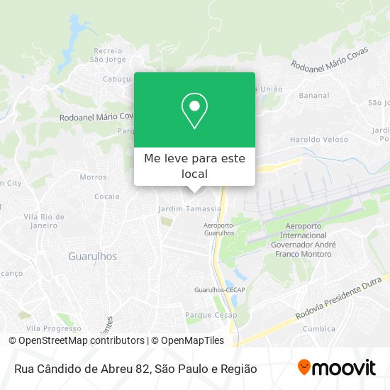 Rua Cândido de Abreu 82 mapa