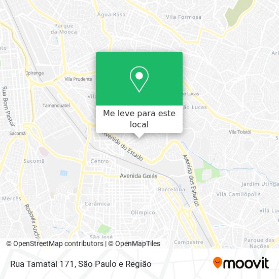 Rua Tamataí 171 mapa