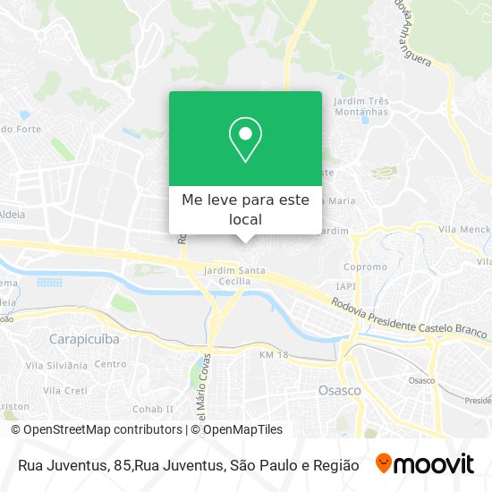 Rua Juventus, 85,Rua Juventus mapa