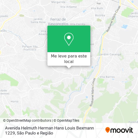Avenida Helmuth Herman Hans Louis Bexmann 1229 mapa