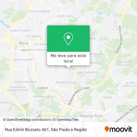 Rua Edmir Bozzato 461 mapa