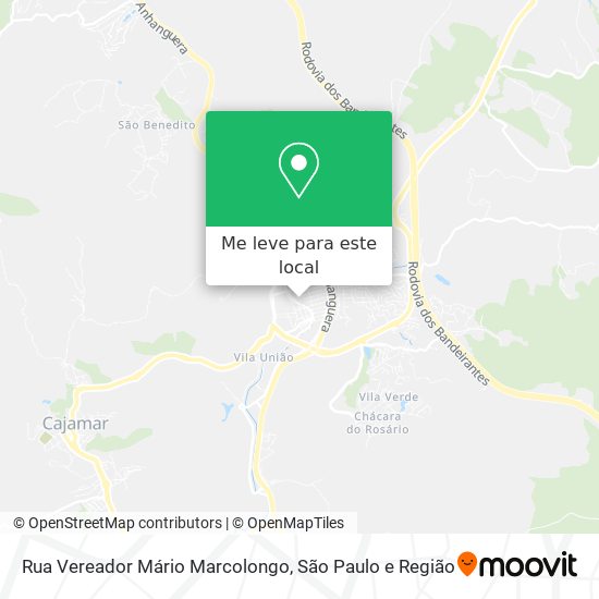 Rua Vereador Mário Marcolongo mapa
