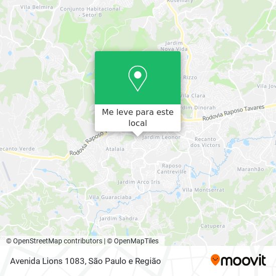Avenida Lions 1083 mapa