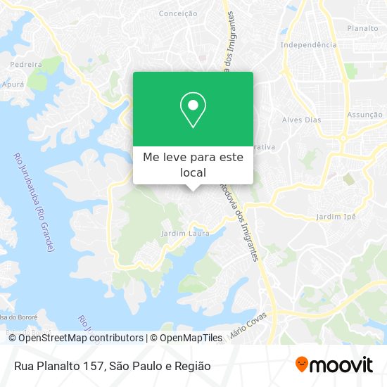 Rua Planalto 157 mapa