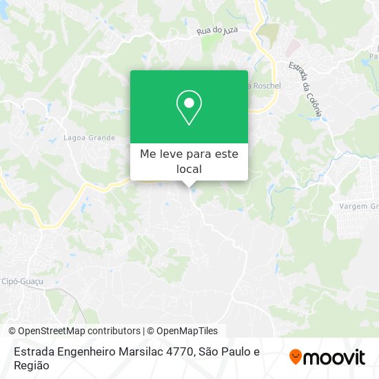 Estrada Engenheiro Marsilac 4770 mapa