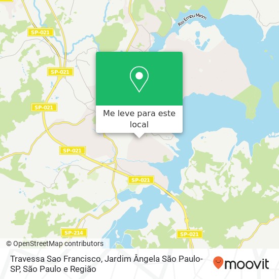 Travessa Sao Francisco, Jardim Ângela São Paulo-SP mapa