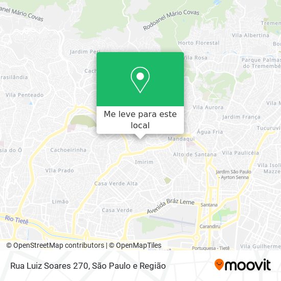 Rua Luiz Soares 270 mapa