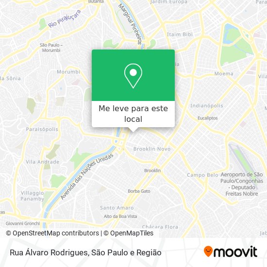 Rua Álvaro Rodrigues mapa
