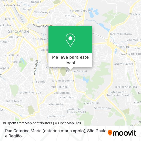Rua Catarina Maria (catarina maria apolo) mapa