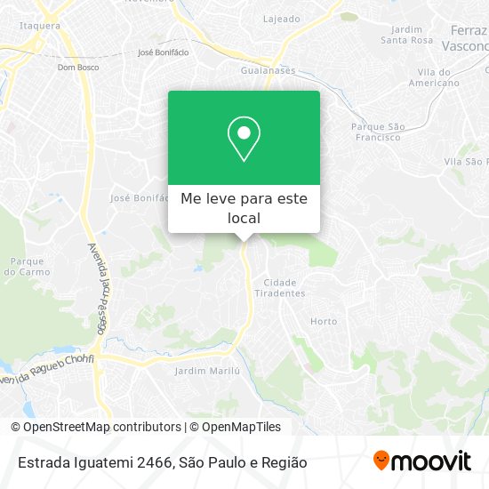 Estrada Iguatemi 2466 mapa