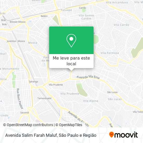 Avenida Salim Farah Maluf mapa