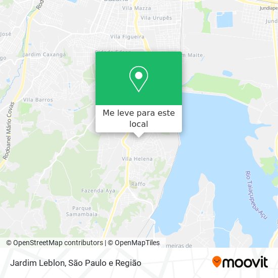 Jardim Leblon mapa