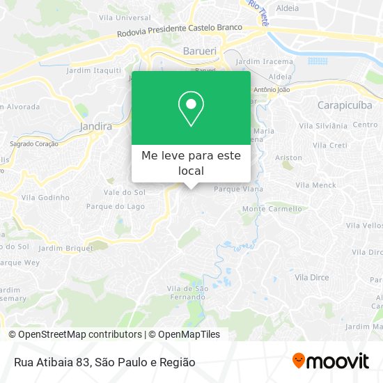 Rua Atibaia 83 mapa