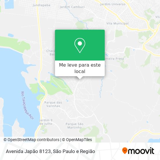 Avenida Japão 8123 mapa