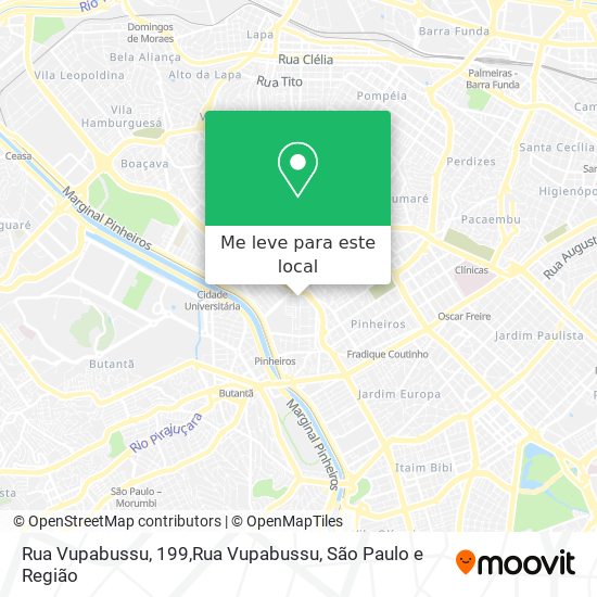 Rua Vupabussu, 199,Rua Vupabussu mapa