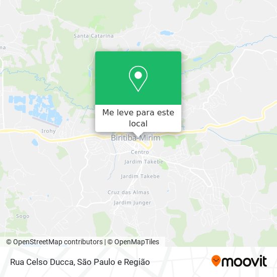 Rua Celso Ducca mapa