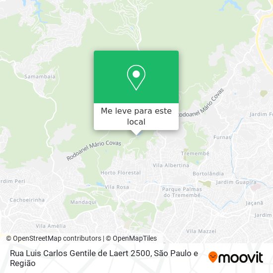 Rua Luis Carlos Gentile de Laert 2500 mapa