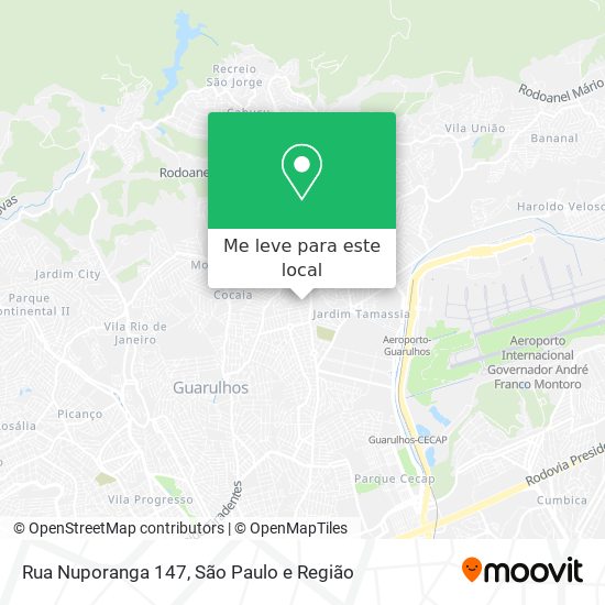 Rua Nuporanga 147 mapa