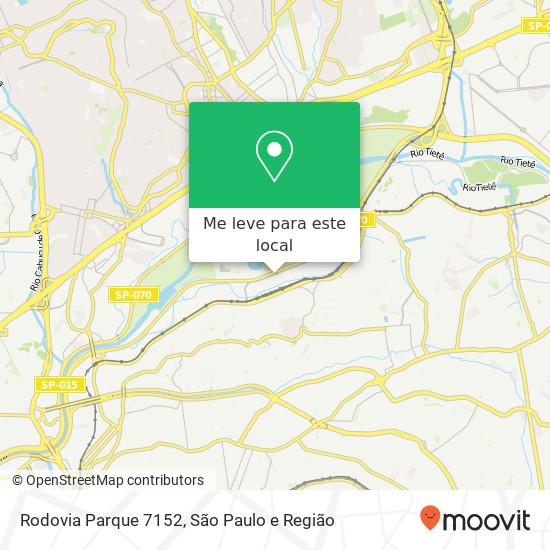 Rodovia Parque 7152 mapa