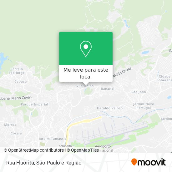 Rua Fluorita mapa