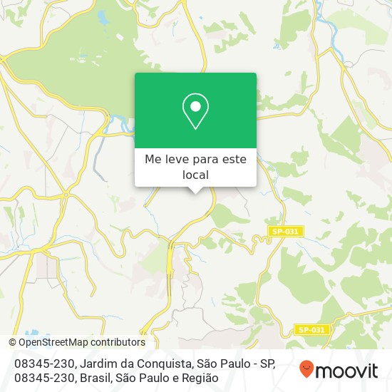 08345-230, Jardim da Conquista, São Paulo - SP, 08345-230, Brasil mapa