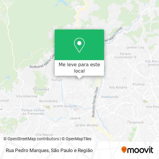Rua Pedro Marques mapa