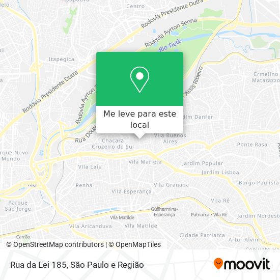 Rua da Lei 185 mapa