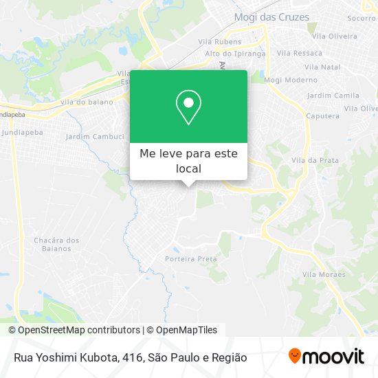 Rua Yoshimi Kubota, 416 mapa