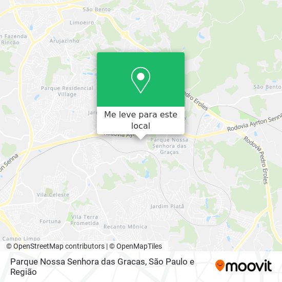 Parque Nossa Senhora das Gracas mapa