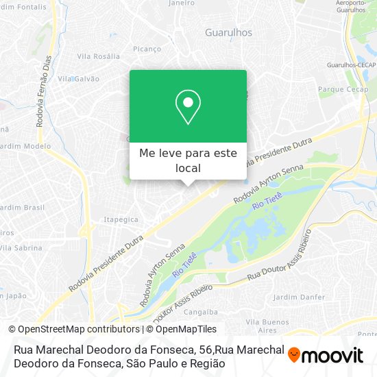 Rua Marechal Deodoro da Fonseca, 56,Rua Marechal Deodoro da Fonseca mapa