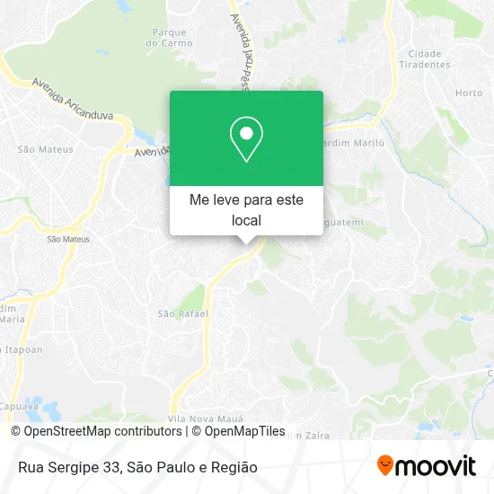 Rua Sergipe 33 mapa