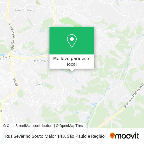 Rua Severino Souto Maior 148 mapa