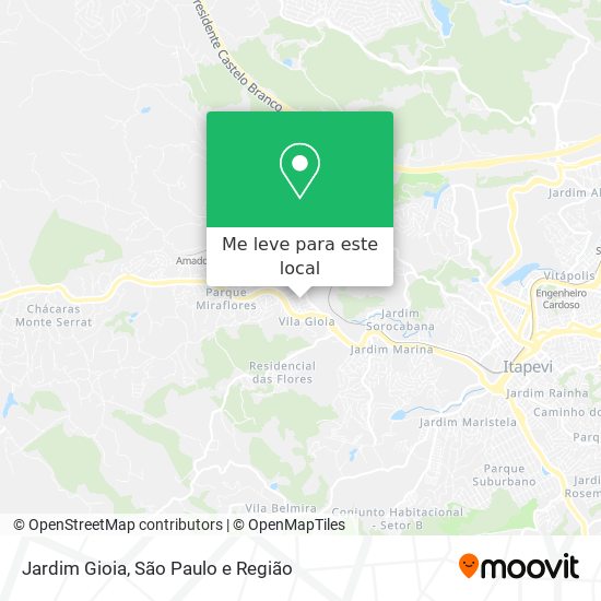 Jardim Gioia mapa