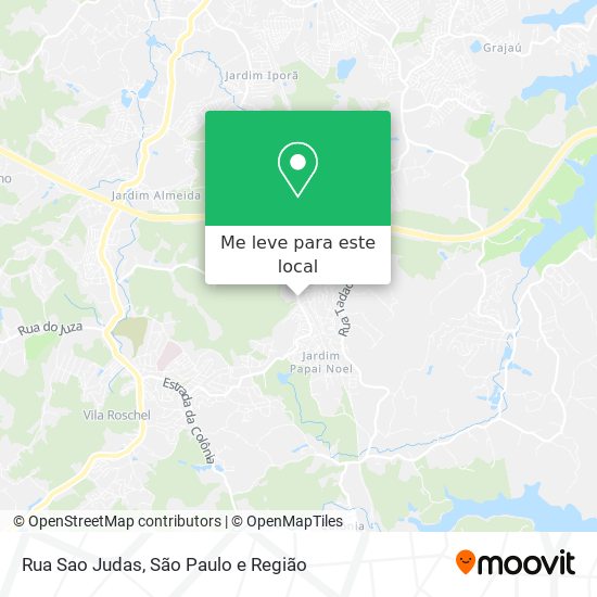 Rua Sao Judas mapa