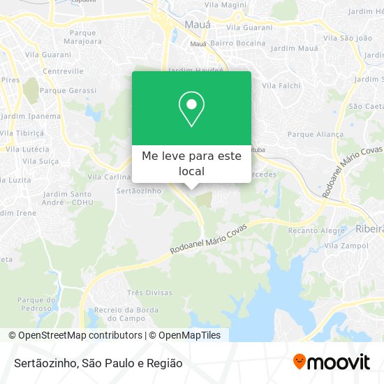 Sertãozinho mapa