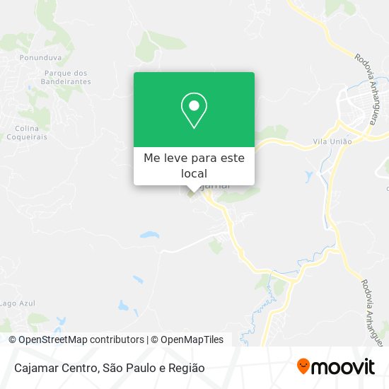 Cajamar Centro mapa