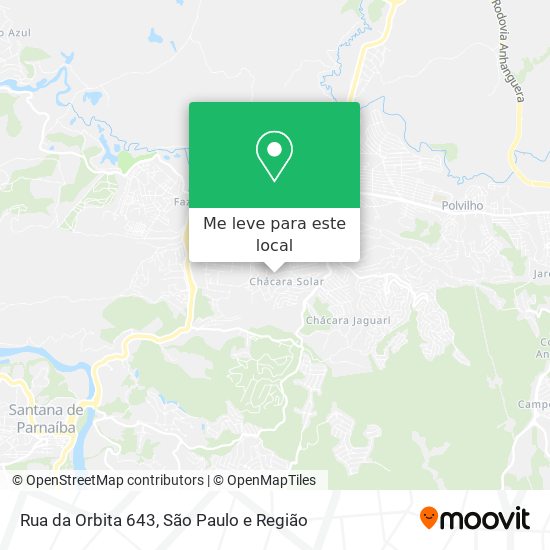 Rua da Orbita 643 mapa