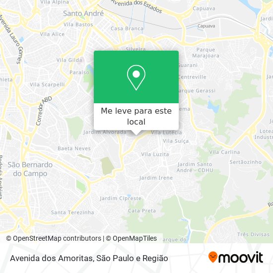 Avenida dos Amoritas mapa
