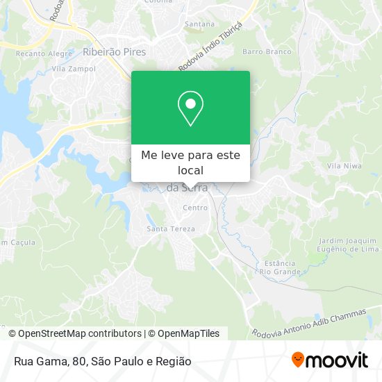 Rua Gama, 80 mapa