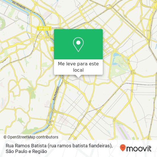 Rua Ramos Batista (rua ramos batista fiandeiras), Itaim Bibi São Paulo-SP mapa