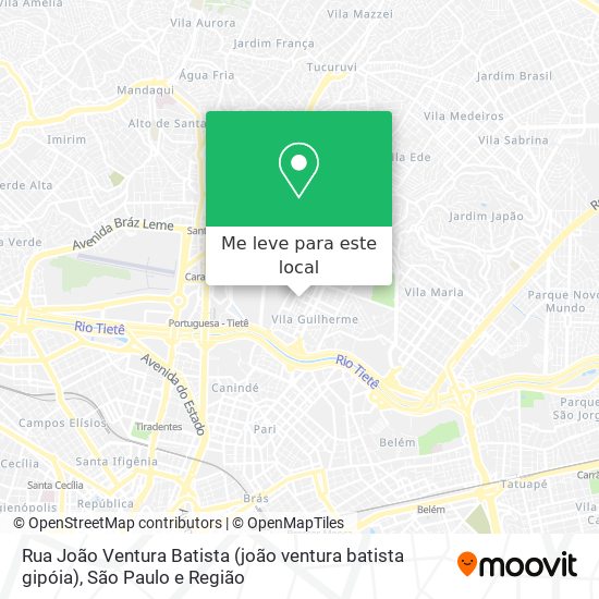 Rua João Ventura Batista (joão ventura batista gipóia) mapa