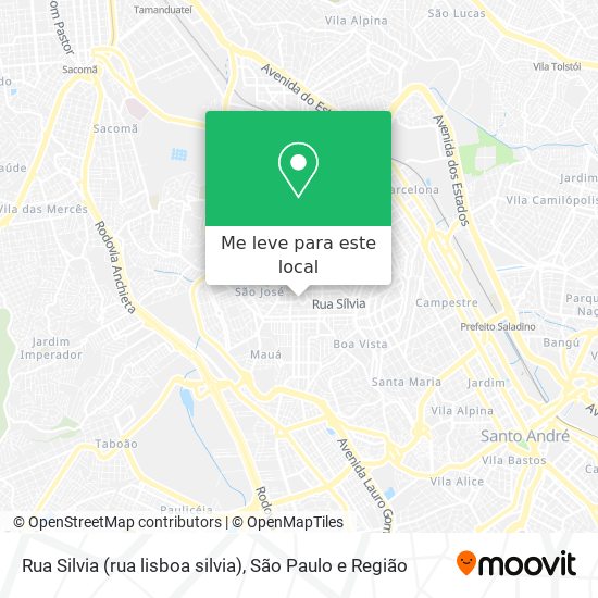 Rua Silvia (rua lisboa silvia) mapa