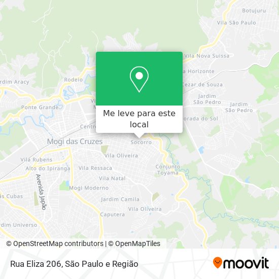 Rua Eliza 206 mapa