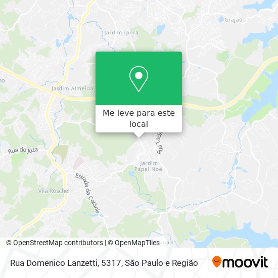 Rua Domenico Lanzetti, 5317 mapa