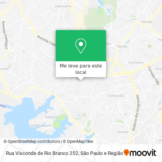 Rua Visconde de Rio Branco 252 mapa
