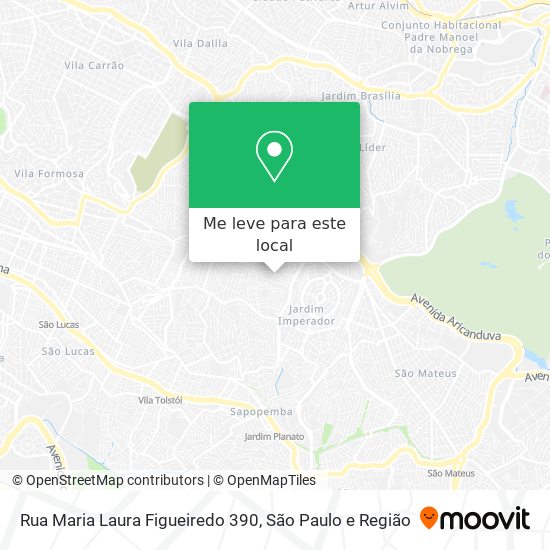 Rua Maria Laura Figueiredo 390 mapa