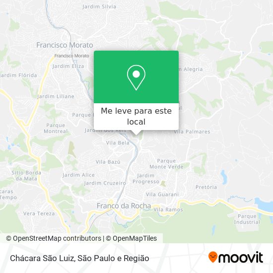 Chácara São Luiz mapa