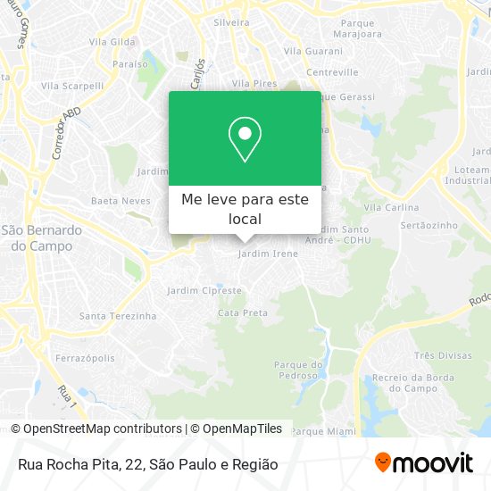 Rua Rocha Pita, 22 mapa