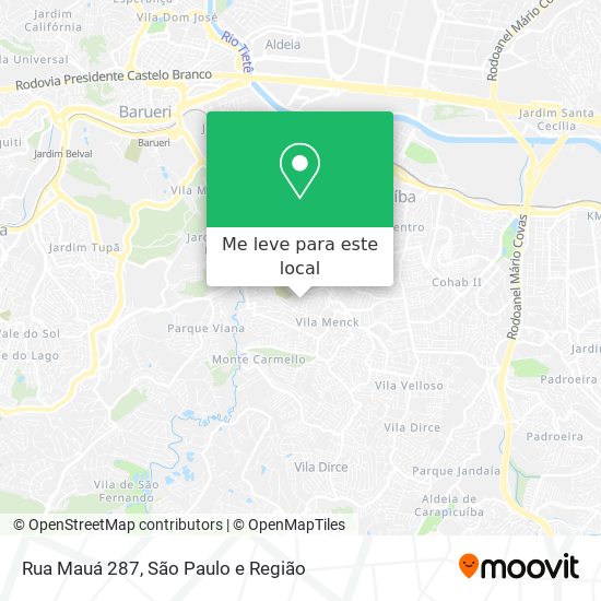 Rua Mauá 287 mapa