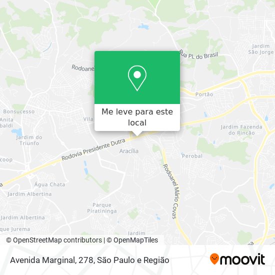 Avenida Marginal, 278 mapa